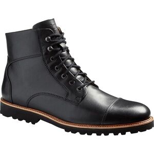 Samuel Hubbard Uptown Maverick Black Leather Men's Boots, Size 11